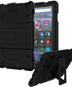 Amazon Fire HD 8 Tablet, 8" HD Display With Rugged Rubber Cover - BLACK