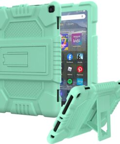 Amazon Fire HD 8 Tablet, 8" HD Display With Rugged Rubber Cover - GREEN