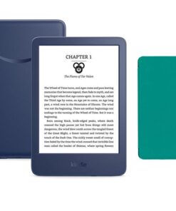 Amazon Kindle 6" Bundle (Gen 11 - 2022) (Parallel import) - Blue Kindle Blue-Green Cover