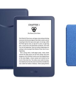 Amazon Kindle 6" Bundle (Gen 11 - 2022) (Parallel import) - Blue Kindle Denim Blue Cover