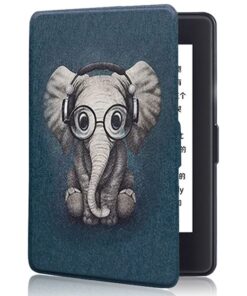 Amazon Kindle 6" Wi-Fi 16GB (11th Gen 2022) Cover Bundle - Blue Elephant