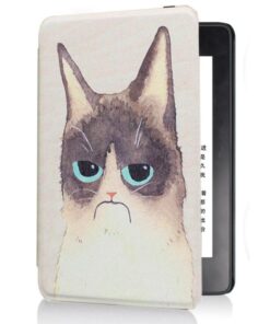 Amazon Kindle 6" Wi-Fi 16GB (11th Gen 2022) Cover Bundle - White Cat