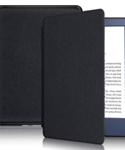 Amazon Kindle 6" Wi-Fi 16GB (11th Gen 2022) Denim Blue With Cover Bundle - Black