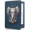 Amazon Kindle 6" Wi-Fi 16GB (11th Gen 2022) Denim Blue With Cover Bundle - Blue Elephant