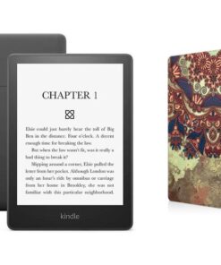 Amazon Kindle Paperwhite 6.8 S/O Bundle (16GB, Gen 11) Parallel import - Black Kindle, Brown Cover