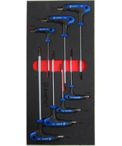 Ampro - 7Pc T-Handle Tamper-Proof Star & Wrench Set