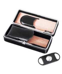Angelo Cigar Case - Mini Humidor And Cutter