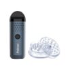 Anlerr Palmer Dry Herb Vaporizer(Grey) with 3-Piece Grinder(Transparent)