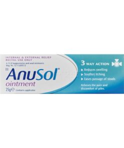 AnuSol Haemorrhoids Ointment 25g, For Relief From Piles.