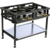 Anvil Boiling Table Gas - Commercial - 4 Burner Staggered