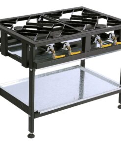 Anvil Boiling Table Gas - Commercial - 4 Burner Staggered