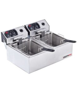 Anvil Fish Fryer - Double Pan (Electric) - 2 x 5Lt