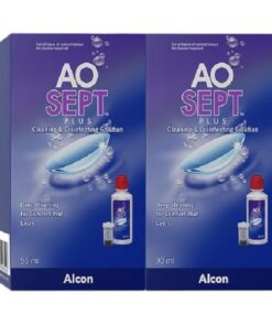 AOSEPT Plus - Cleaning & Disinfecting Contact Lenses Solution x2