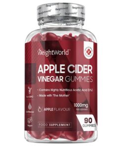 Apple Cider Vinegar Gummies with The Mother Vegan 1000mg 90's Gummies