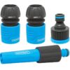 Aquacraft Hose Pipe Fittings and Nozzle Set 4PC (12mm 1/2")