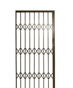 Armourdoor Alu Trellis Security Gate (1m x 2.1m) - Bronze