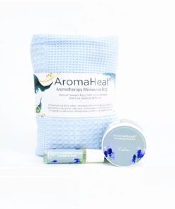 AromaHeat Box Set - Calm Microwave Heat Bag + Oil Blend+ Anxiety Tool