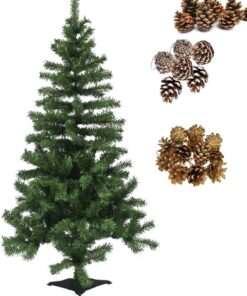 Artificial Christmas Tree With Assorted Pine Cones