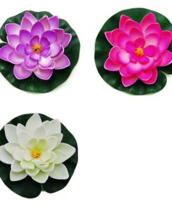 Artificial Floating Lilies x3