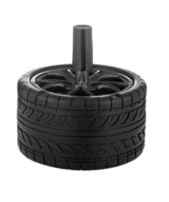 Ashtray Spinning Tyres - Black