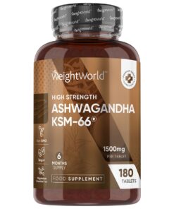 Ashwagandha KSM-66 High Strength Tablets 6 Month Supply