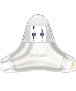 Astrum AA220 3-in-1 E-Disk Multi-Function Card Reader for Smart Phones