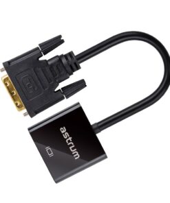 Astrum DA520 DVI to VGA Adapter, DVI-D 24+1 and DVI-I 24+5 pin 1080P