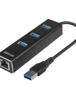 Astrum DA580 USB to Ethernet Adapter, USB3.0 3 ports, Gigabit 10/10/1000