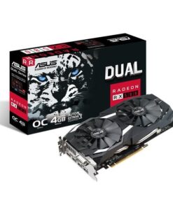 ASUS Dual Series Radeon RX580 Core Clock Edition 4GB GDDR5 Graphics Card