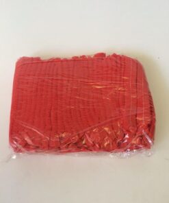 Atlantic Conversions - Safety Hair Net Mop Cap Red Single Elastic - 100