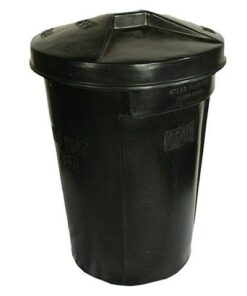 Atlas Plastic Refuse Bin & Lid - 85L