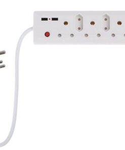 Ausma 6 Way Plus 2 USB Multi Plug