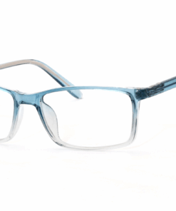 Aweh Eyewear - Blue Light Blocking Unisex Reading Glasses - SL312 - Crystal Blue - +1.50