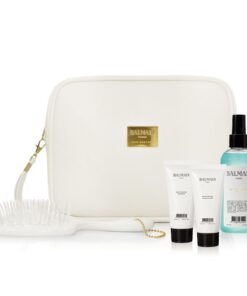 Balmain Summer Care Collection Set with Bag - White