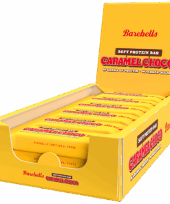 Barebells High Protein, Low Sugar Soft Bar, 12 x 55g- Caramel Choco