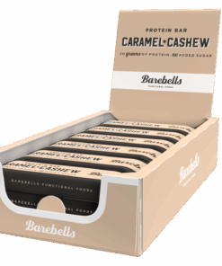 Barebells High Protein, No Added Sugar Bar, 12 x 55g- Caramel Cashew