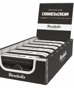 Barebells High Protein, No Added Sugar Bar, 12 x 55g- Cookies & Cream