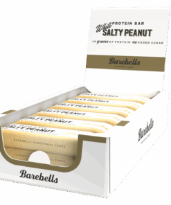 Barebells High Protein, No Added Sugar Bar, 12 x 55g- White Salty Peanut