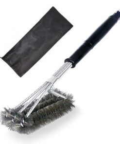 BBQ Grill Brush With Stainless Steel Bristles