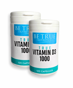Be True Nutrition - True Vitamin D3 1000iu- 120 Caps - 2 Pack