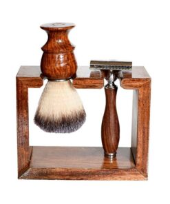 Beard Boys Shaving Kit - 3 Piece Wood