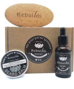 Beard Grooming Care Kit for Men-Rebuilds 3 Pack