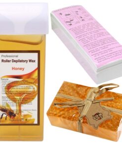 Beauty Gentle Depilatory Honey Wax With Wax Strips & Soothing Honey Soap