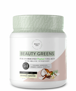 Beauty Greens Hydrolised Peptan Collagen 5 in 1 - Coconut Vanilla