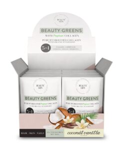Beauty Greens Hydrolysed Peptan Collagen 5 in 1 - Coconut Vanilla sachets