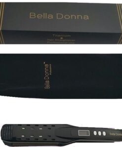 BELLA DONNA Professional Nano Titanium Hair Straightener (Flat Iron)