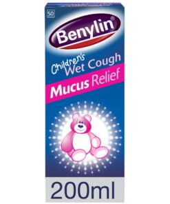 Benylin Children's Wet Cough Syrup Mucus Relief Ages 2 to 12 200ml