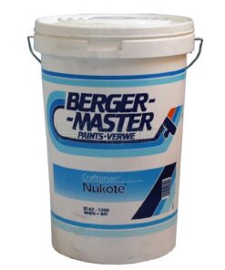 Berger Master Nukote PVA Paint - White (20L)