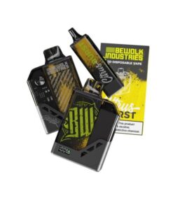 Bewolk LED 6000 Puffs Disposable Vapes - Citrus Burst - Pack of 3