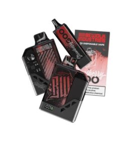 Bewolk LED 6000 Puffs Disposable Vapes - Strawberry Goo - Pack of 3